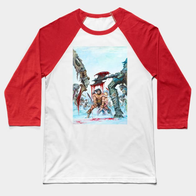 Conan the Barbarian 18 Baseball T-Shirt by stormcrow